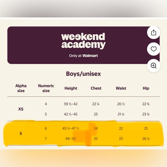 NWOT Boys S (6-7) Weekend Academy Straight Fit Cargo Pants - Picture 6 of 7